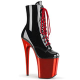 Chic Precision Bold Lace-Up Pole Heels