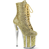 Glitter Gala Sparkling Lace-Up Pole Dancing Heels