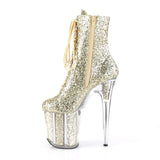 Glitter Gala Sparkling Lace-Up Pole Dancing Heels