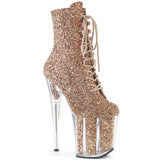 Glitter Gala Sparkling Lace-Up Pole Dancing Heels