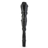 Sky-High Edgy Buckles Thigh-High Pole Dancing Heels