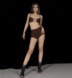 Crop Top and High-waisted Short for Dancing