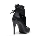 Siren Straps Dance Heels in Black