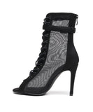 Mystic Breeze Lace-Up Dance Heels