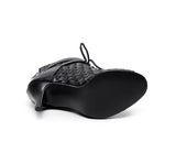 Botas de baile de belleza trenzada