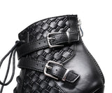 Botas de baile de belleza trenzada