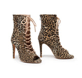 Safari Spirit Lace Up Dance Heels
