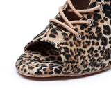 Safari Spirit Lace Up Dance Heels