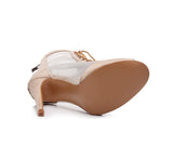 Nightfall Charm Lace Up Professional Dancing Heels