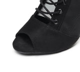 Nightfall Charm Lace Up Professional Dancing Heels