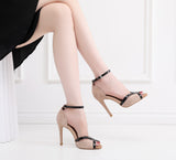 Zapatos de baile latino de salón de elegancia refinada