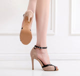 Zapatos de baile latino de salón de elegancia refinada