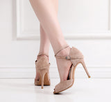 Tacones de baile latino de salón de arena suave
