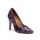Purple Croc Pumps