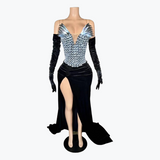 Velvet Shadows Performance Dress