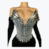 Velvet Shadows Performance Dress