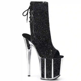 Dazzling Memory Foam Cushioned Professional Pole Heels