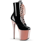 Chic Precision Bold Lace-Up Pole Heels