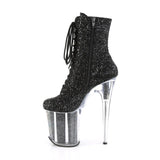 Tacones brillantes con cordones para baile en barra con purpurina Gala