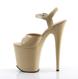 Sleek Silhouette Patent Pole Dance Heels