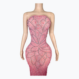 Shimmering Rose Custom Performance Dress