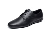 Sleek Precision Men's Black Latin Dance Shoes