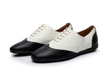 Bicolor Elegance Men's Latin Dance Shoes